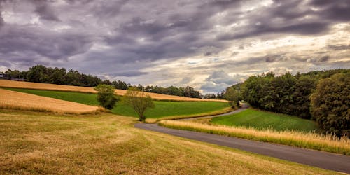 Free stock photo of beautiful sky, country road, countryside