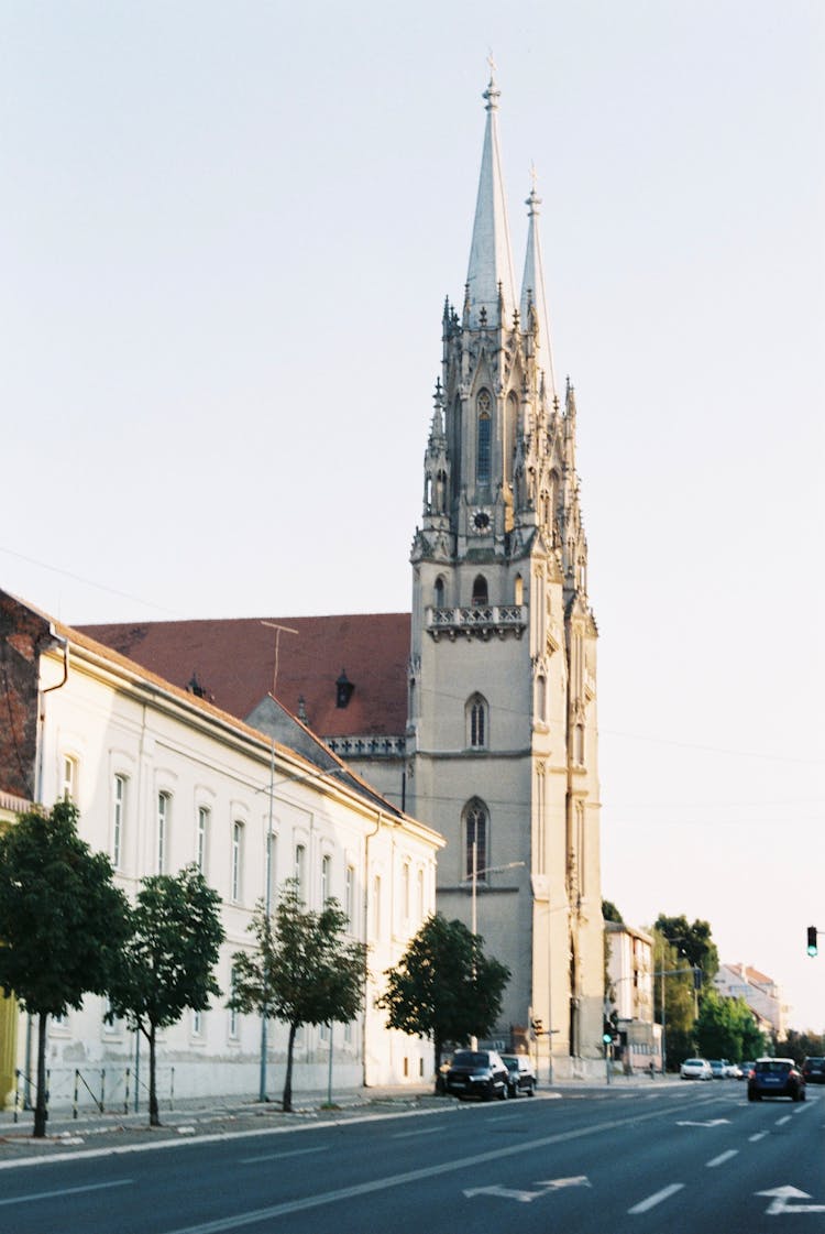 A Church Near Trees