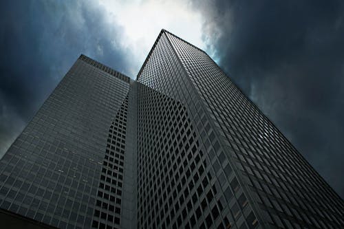 Worm's Eye View of Building