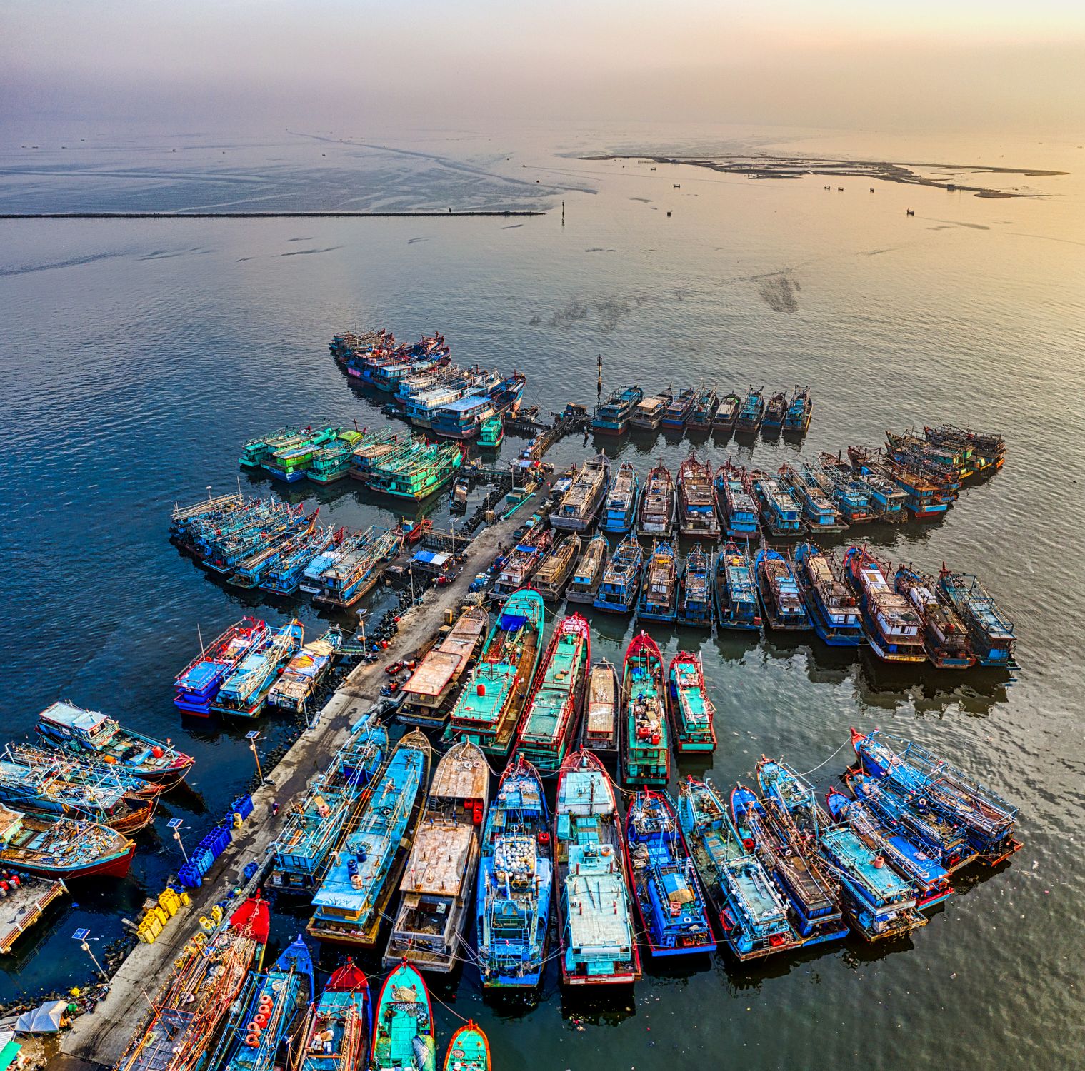Aerial View of Boats on Sea · Free Stock Photo