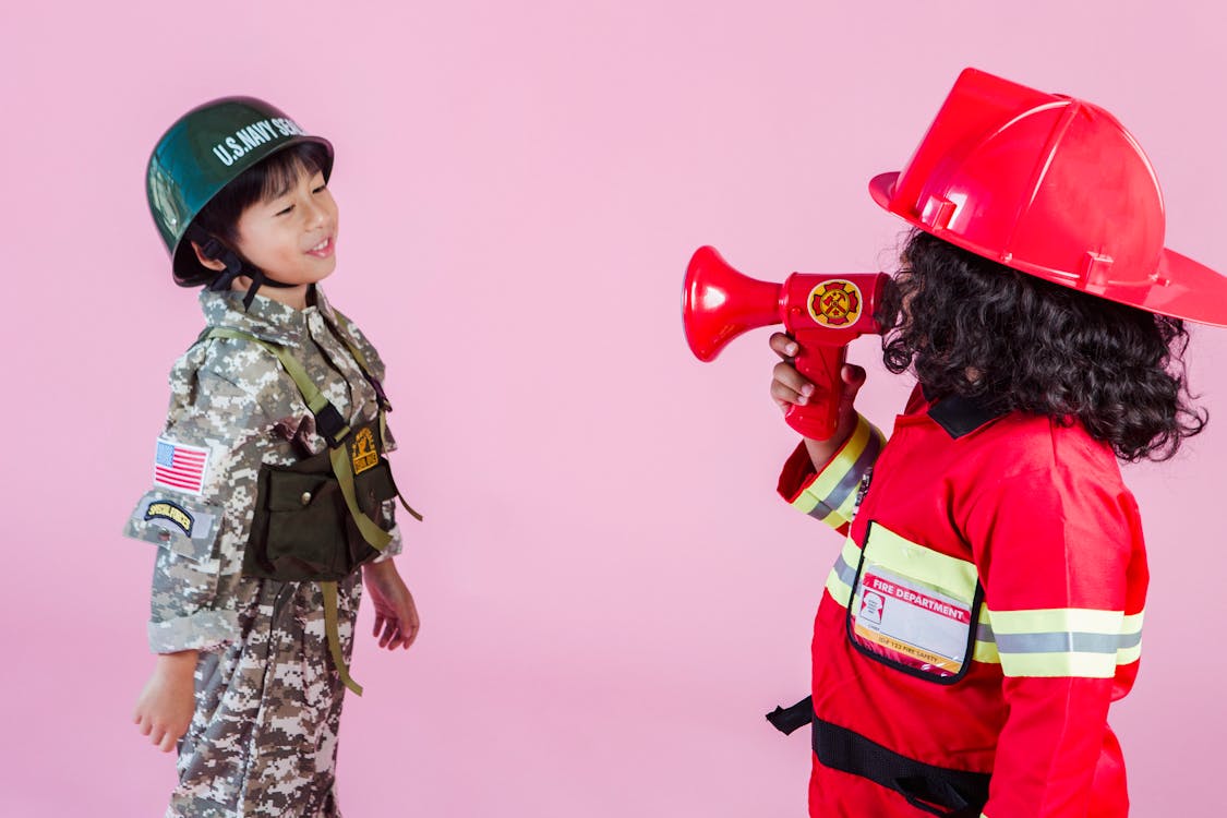 Kid's Pink Camo Trooper Costume