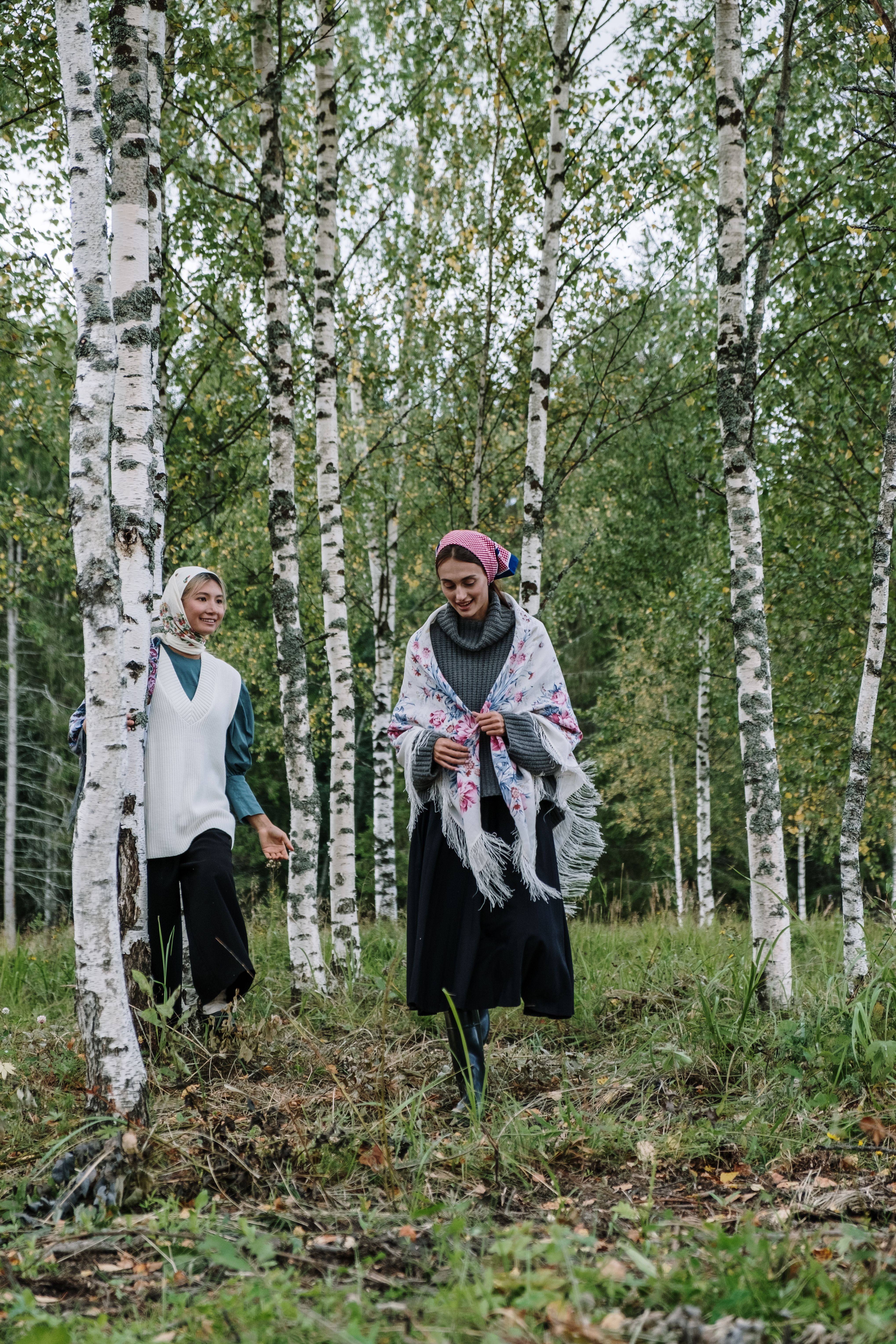 Two Women Walking in the Woods · Free Stock Photo
