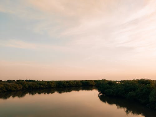 Foto profissional grátis de céu azul, céu bonito, lindo pôr do sol