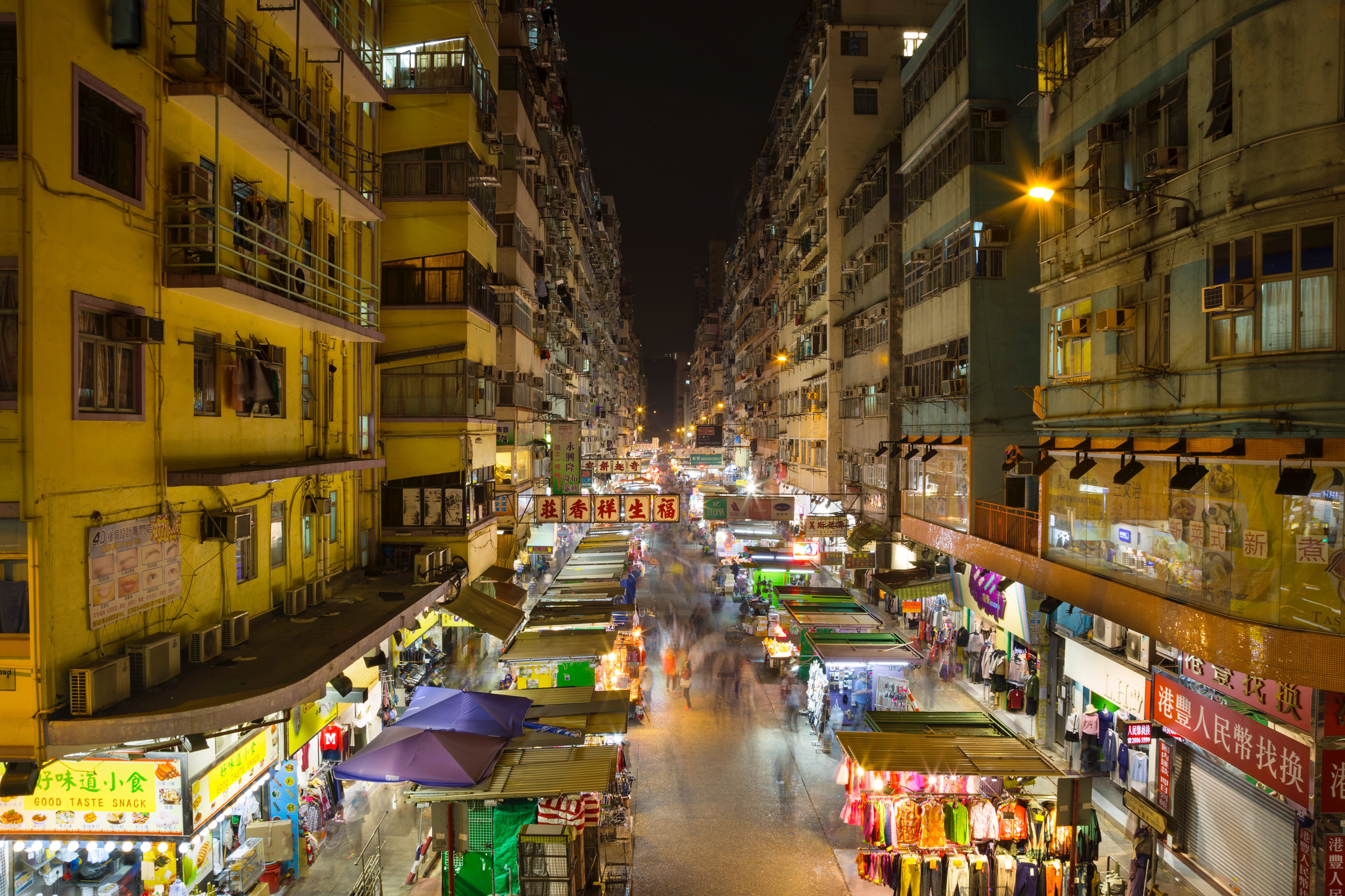 有关住宅, 夜間攝影, 市場的免费素材图片