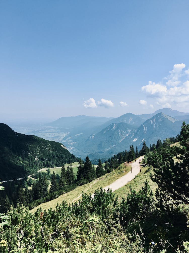 Hiking Trail In Mountains