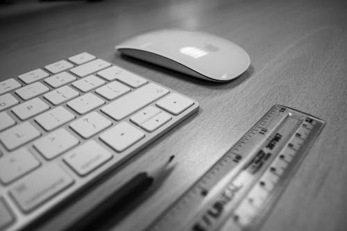 無料 Magic Mouseに近いmagic Keyboard 写真素材