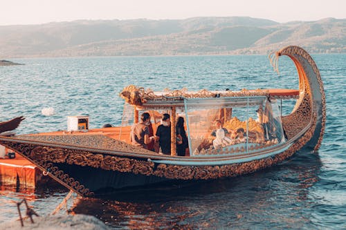 Foto profissional grátis de barco, diversão, lago