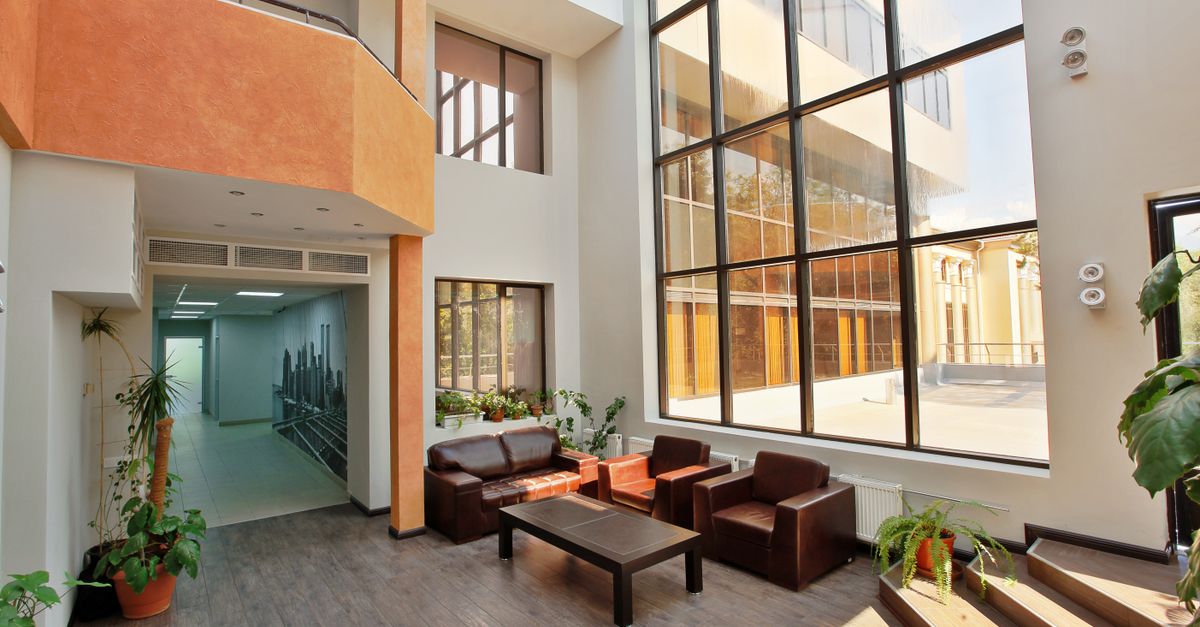 Interior Design of Spacious Two-Story Living Room · Free Stock Photo