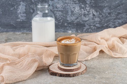 Darmowe zdjęcie z galerii z drink, kawa, mleko