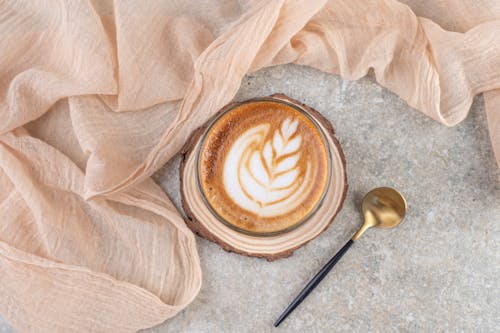 Kostnadsfri bild av cappuccino, flatlay, kaffe