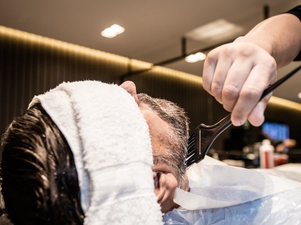 Classic men's haircut