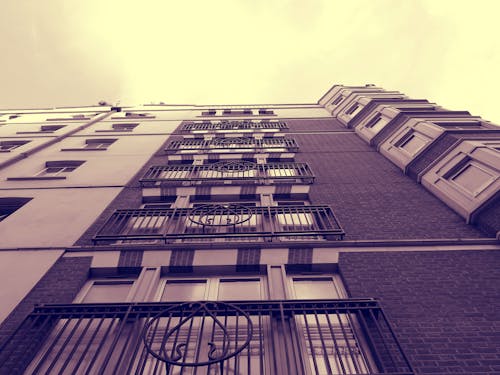 Low Angle Photography of Black and Gray Concrete Building