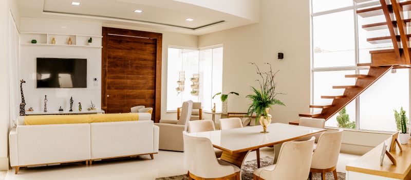 Light-filled home interior with steady, even temperatures