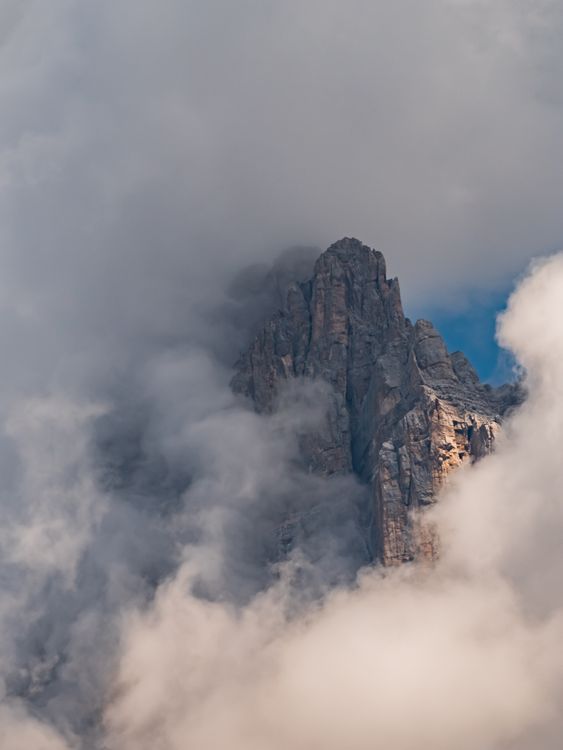 Cloud On Ridges Rocky mountain ridge in clouds · Free Stock Photo