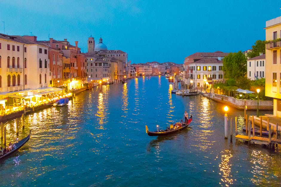 Free stock photo of canal, city, gondola