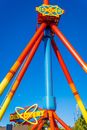 Orange and White Metal Tower Under Blue Sky