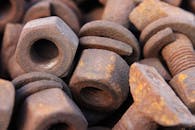 Full Shot of Rusty Screws