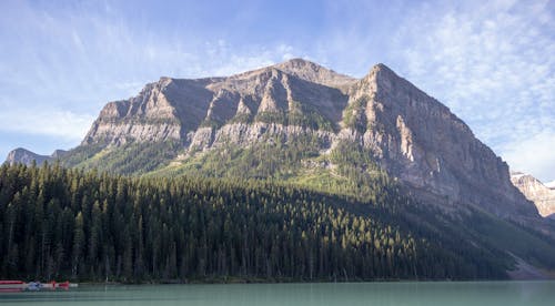 Foto d'estoc gratuïta de bosc, formació rocosa, llac