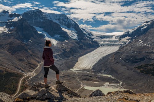 Woman Standing on Wilcox Peak