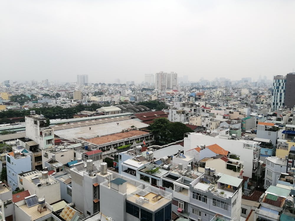 Aerial View of Buildings