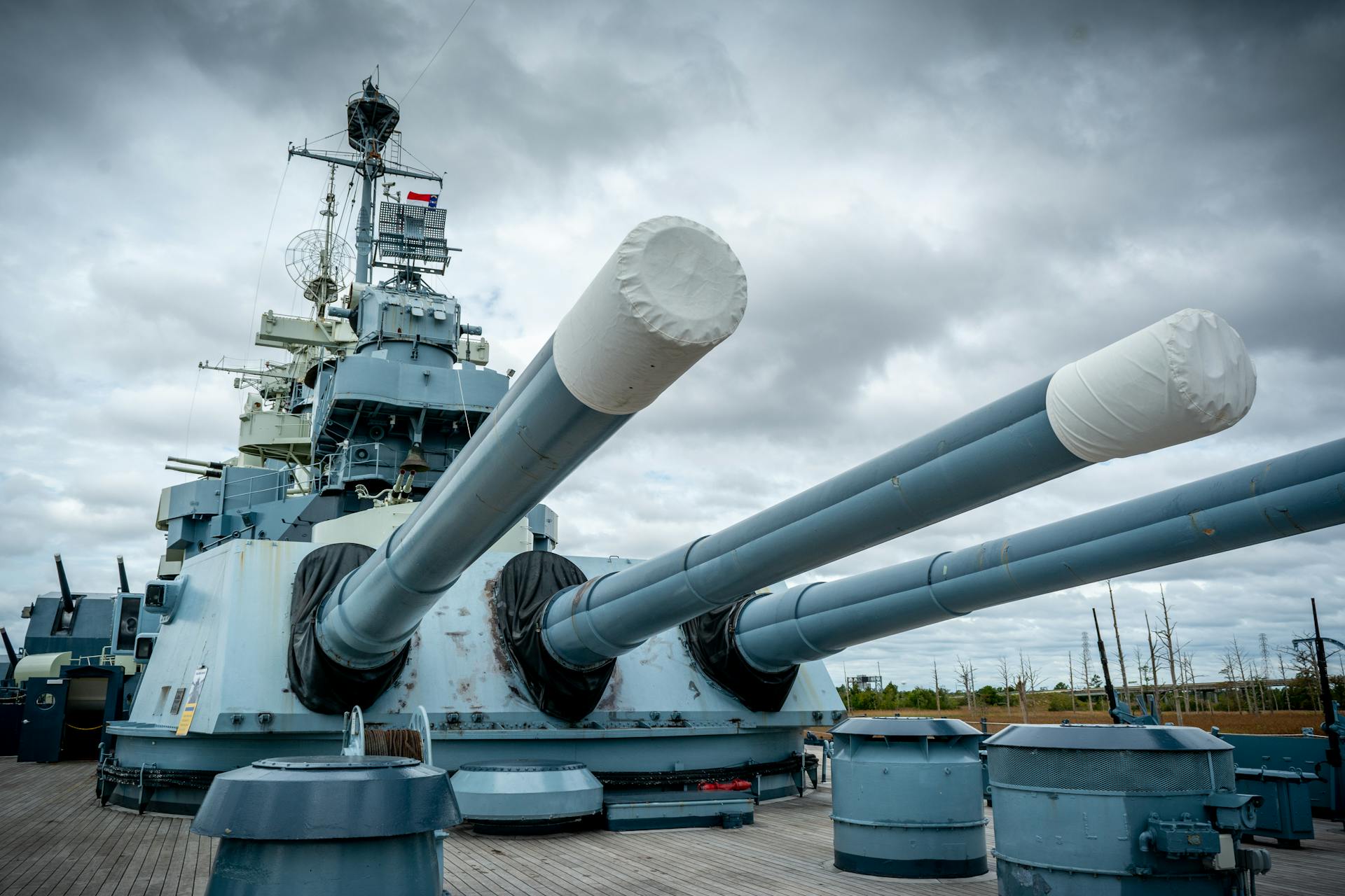 Gigantic Warship Vessel