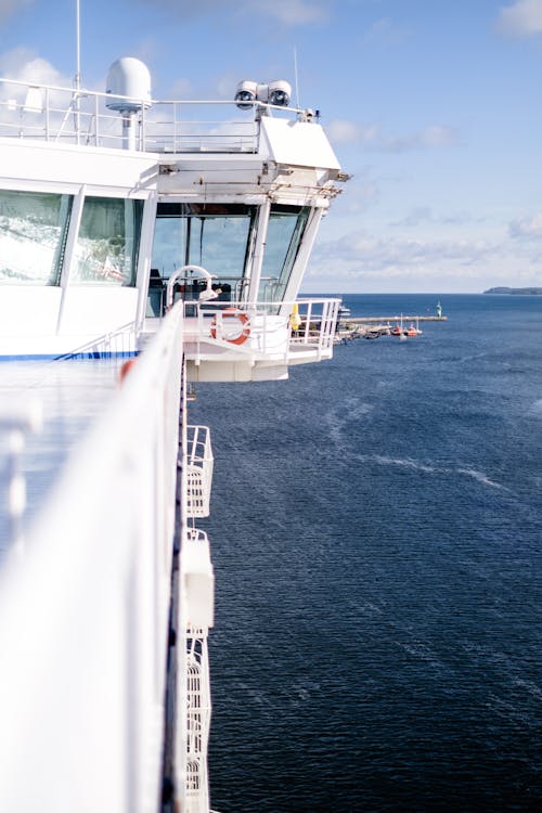 Selective Focus Photo of Cruise Ship 