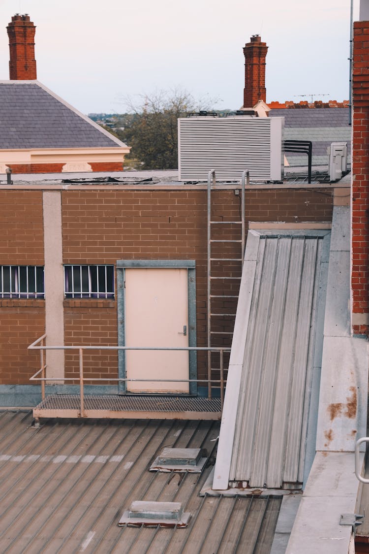 Roof Deck Of A Building 