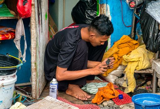 Man on Poverty State 