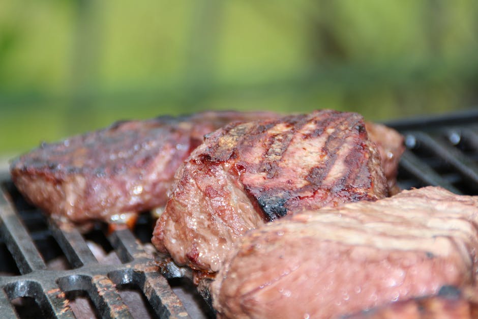 Grilled Meat during Daytime