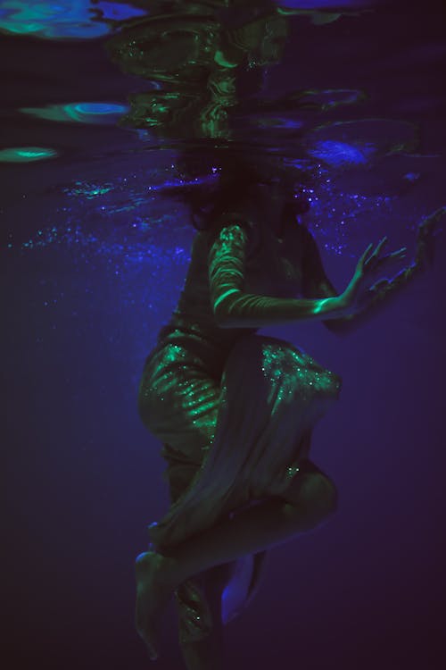 Foto profissional grátis de abstrato, embaixo da água, estético