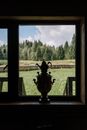 Samovar on a Window Pane