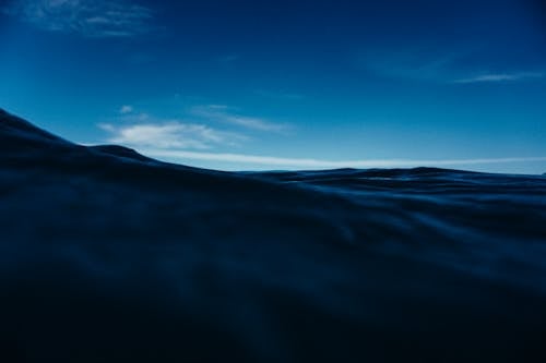 Close-Up Shot of a Sea Surface