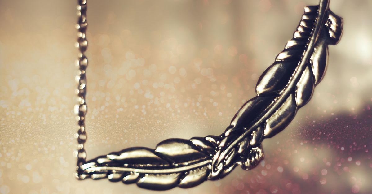 Silver Feather Jewelry Free Stock Photo silver-feather-jewelry-free-stock-photo