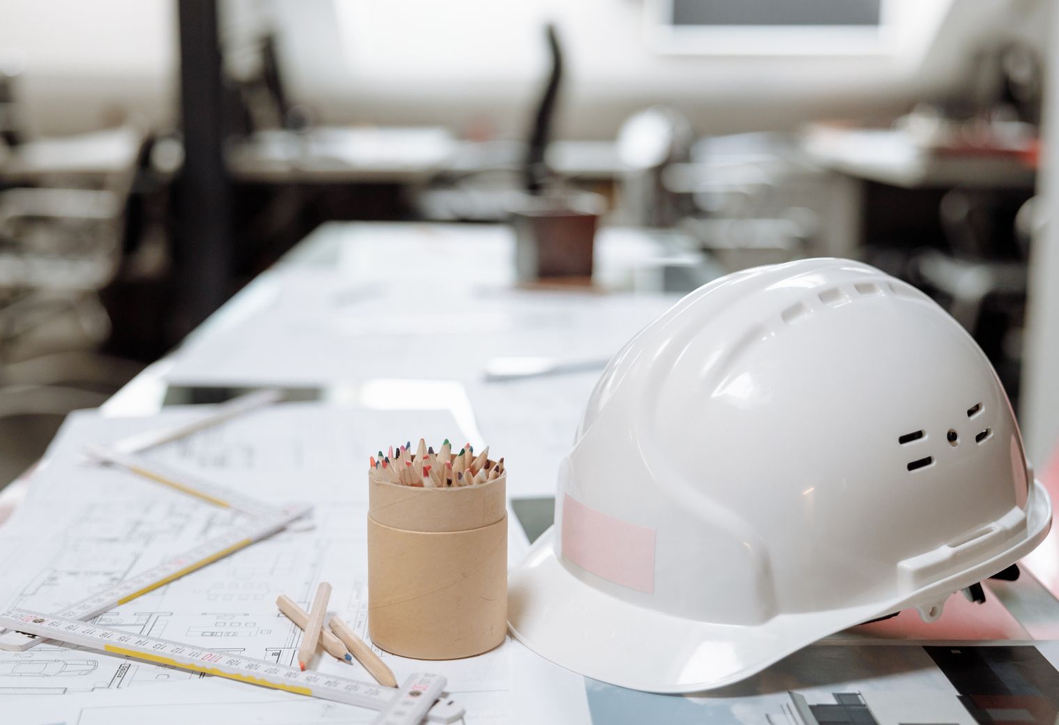 Commercial Decorating in Earl's Court — surfaces prepped and cut in by hand