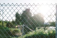 Grey Metal Fence