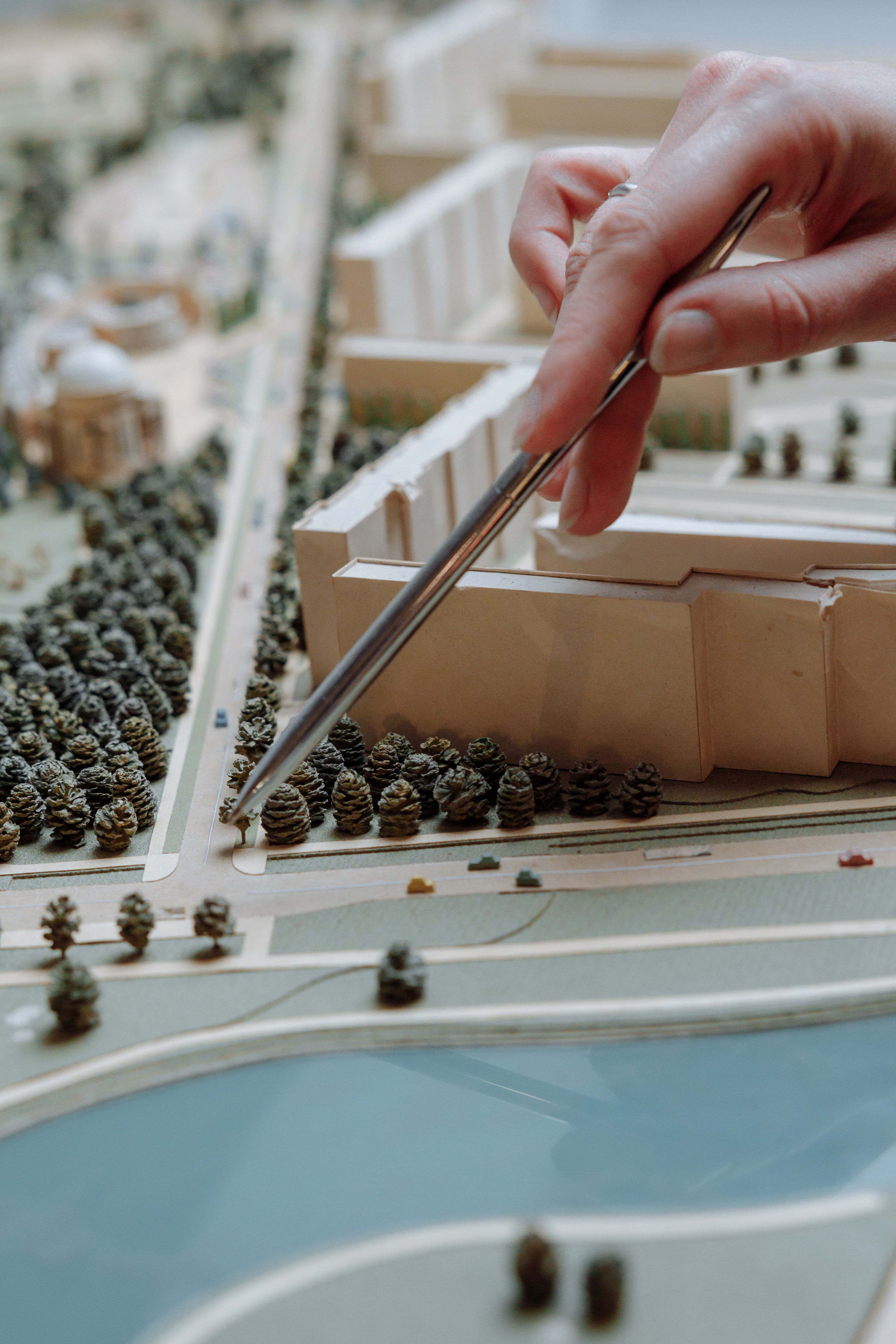 Architectural Facade Model, 1:100