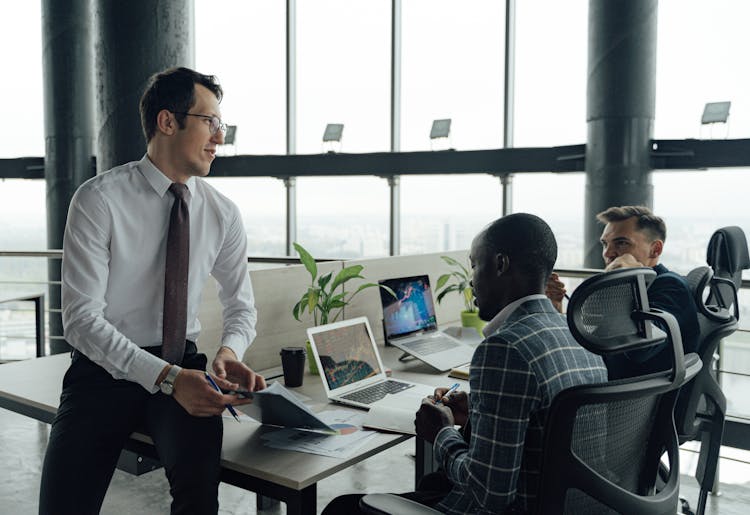 People Working In The Office Together 