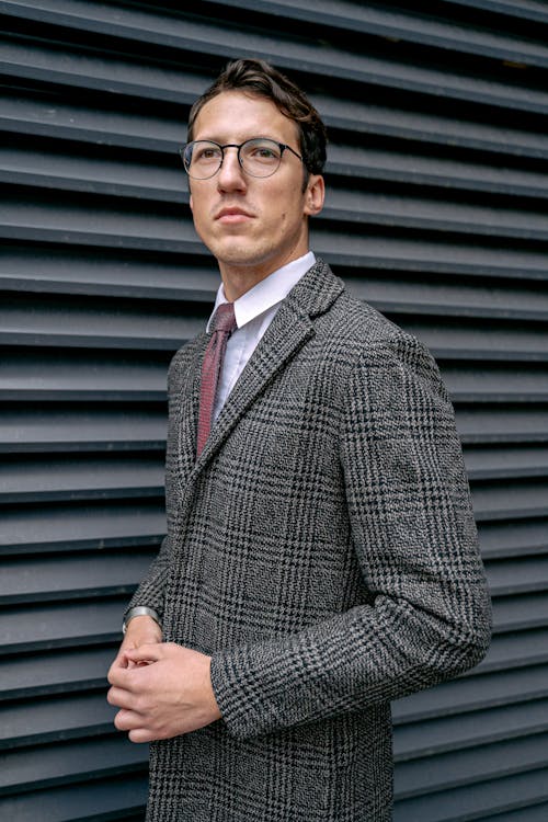 Man Wearing a Suit Posing · Free Stock Photo