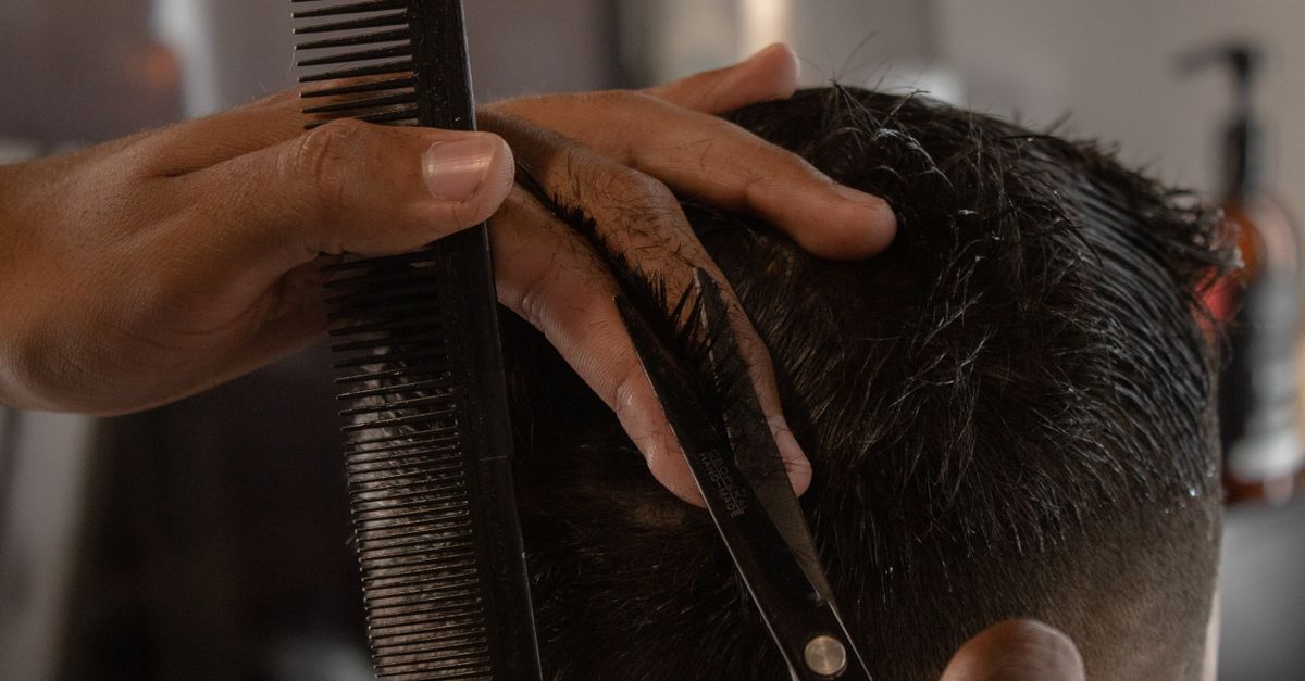 man modern haircut