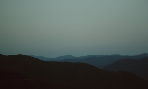 Silhouette Der Hügel