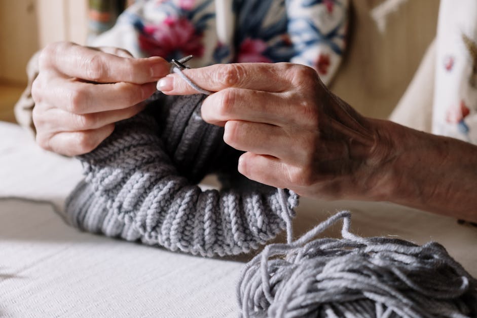 How to pick up bound off stitches knitting