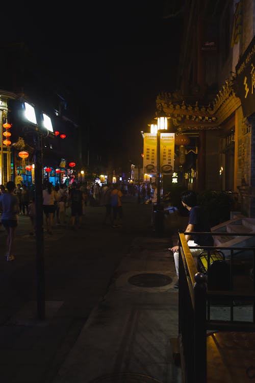 Free stock photo of china, city light, city night