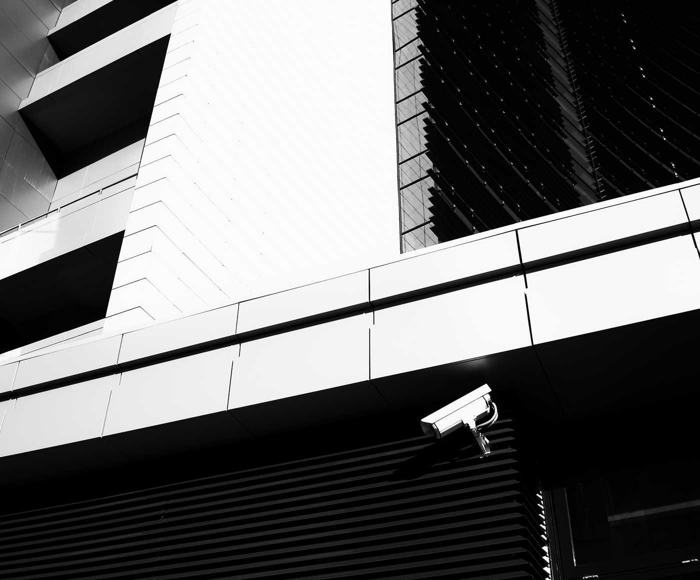 CCTV monitored building