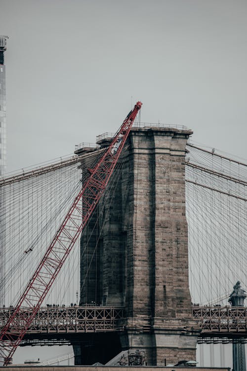 Безкоштовне стокове фото на тему «Бруклінський міст, вертикальні постріл, Нью-Йорк»