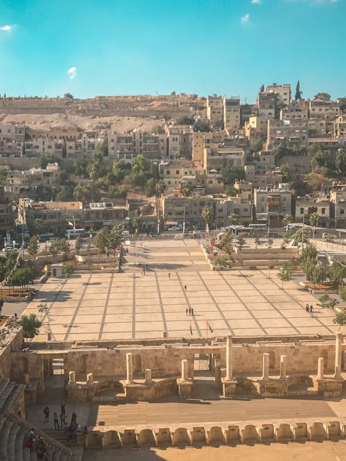 Free stock photo of amman, blue, jordan