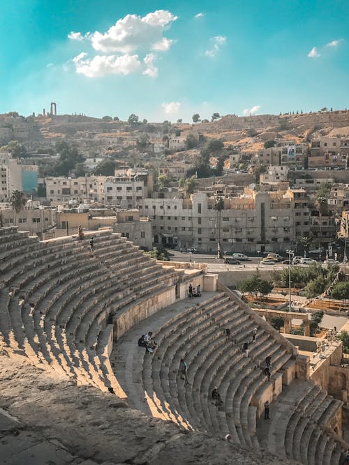 Free stock photo of amman, blue, jordan