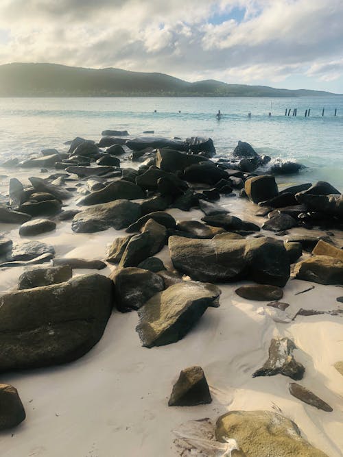Free stock photo of beach, beach stones
