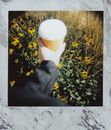 Person in Black Long Sleeve Shirt Wearing White Cap