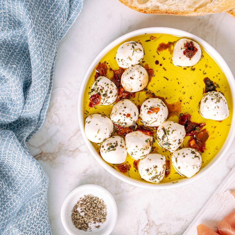 One-Pot Sun-Dried Tomato and Ricotta Breakfast Focaccia