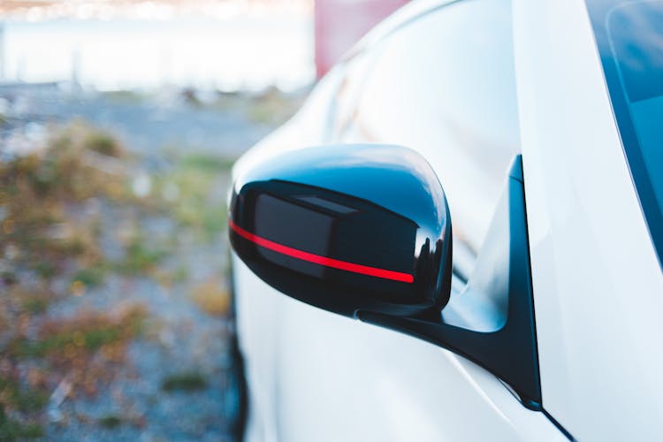 Wing Mirror Of Modern Car